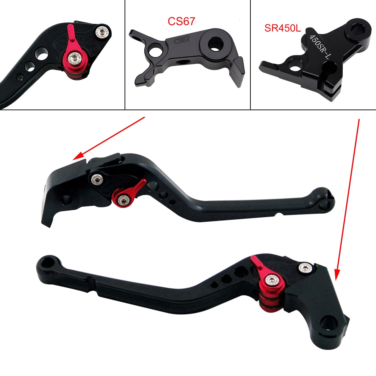 Long Clutch Brake Lever fit for VOGE DS900X 900DSX 2024-2026