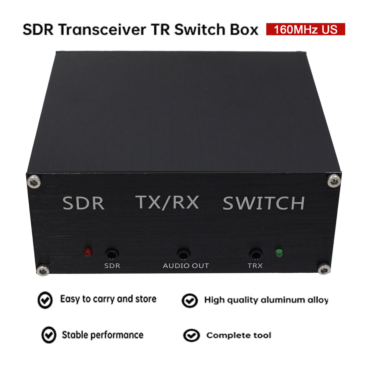 SDR Receive Switch Antenna Sharing Transceiver TR Switch Box 100W DC 160MHz US
