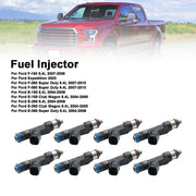 2004-2009 Ford E-150 5.4L 8PCS Fuel Injector 0280158138 7C3E-AB Generic