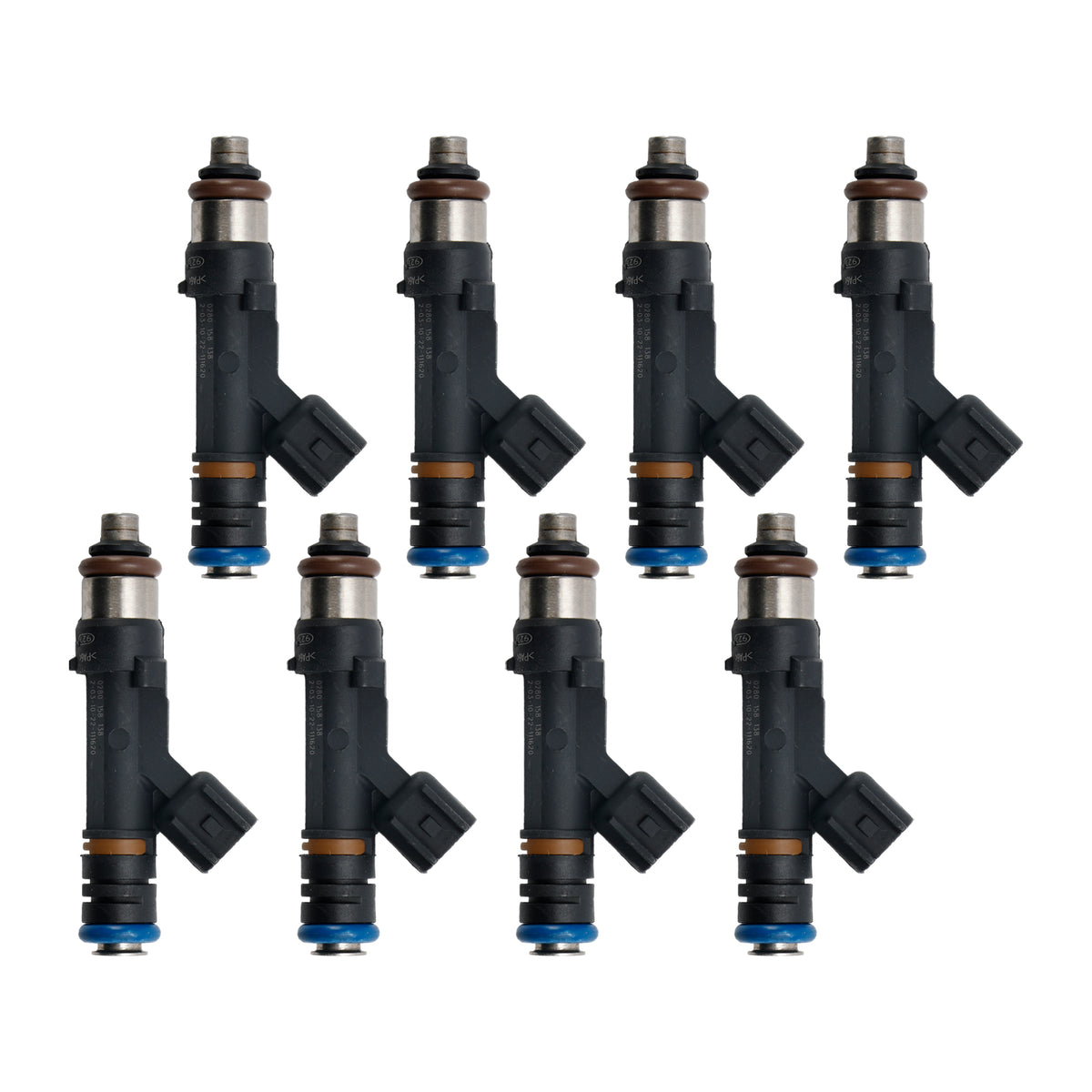 2004-2009 Ford E-350 Super Duty 5.4L 8PCS Fuel Injector 0280158138 7C3E-AB Generic