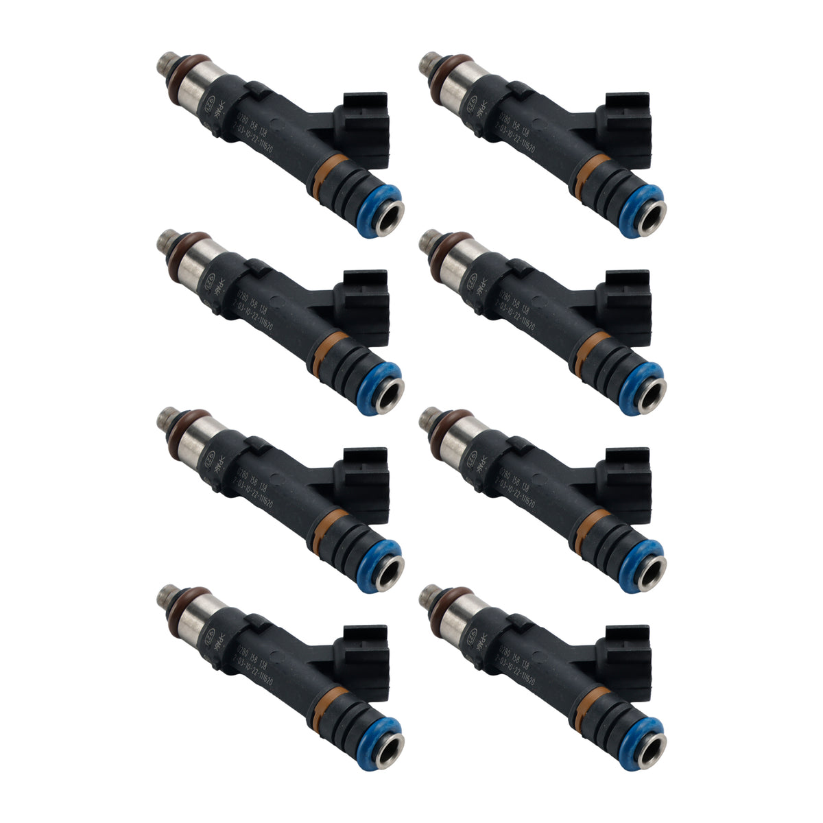 2007-2010 Ford F-350 Super Duty 5.4L 8PCS Fuel Injector 0280158138 7C3E-AB Generic