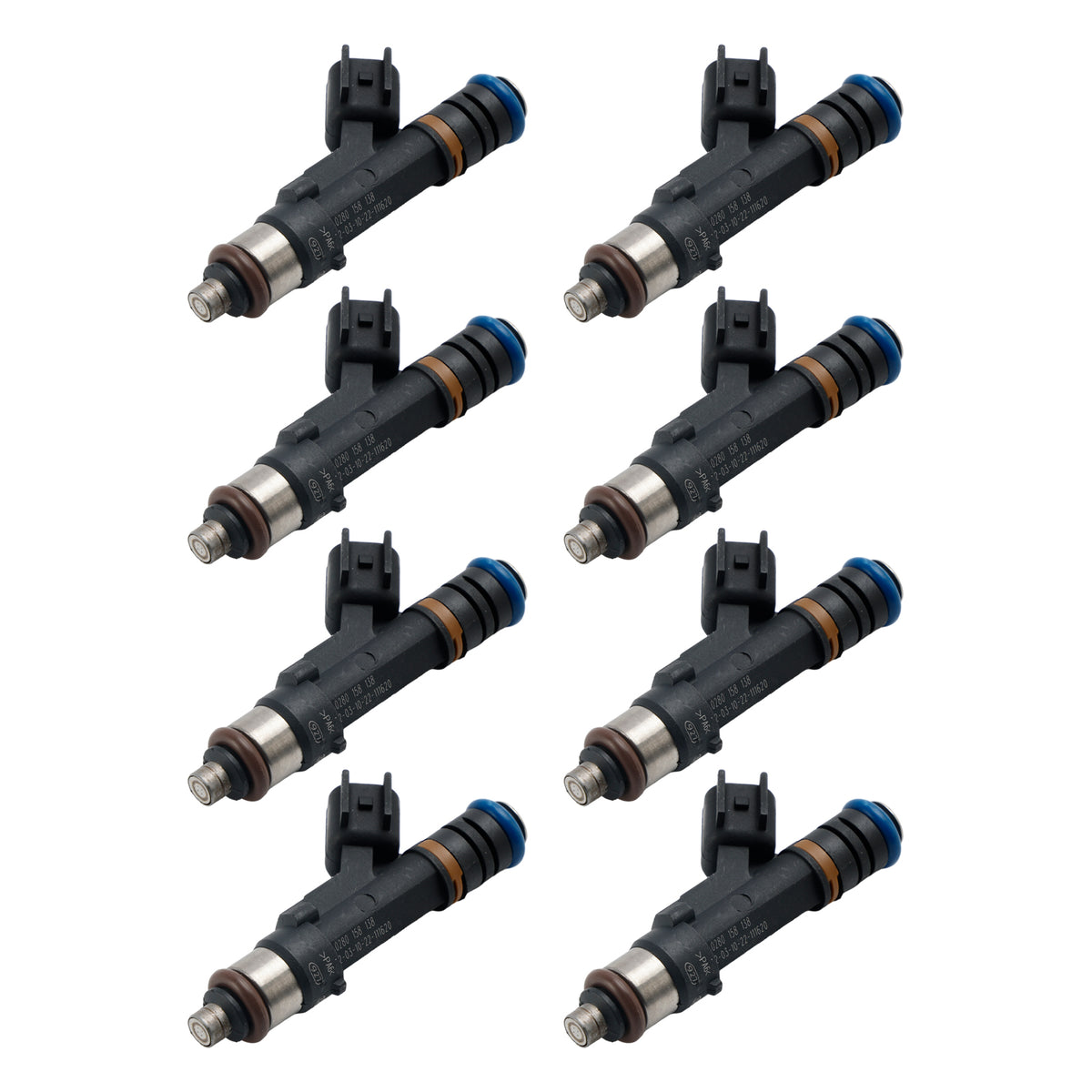 2004-2009 Ford E-150 5.4L 8PCS Fuel Injector 0280158138 7C3E-AB Generic