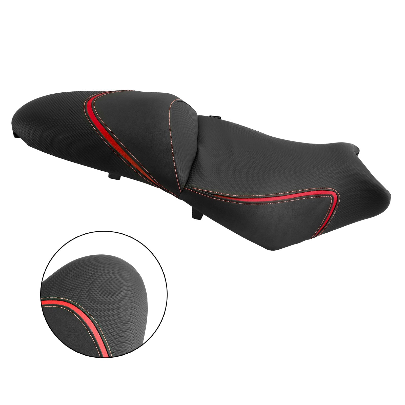 2022-2024 Kawasaki Versys650 Rider Passenger Seat Front Rear Cushion Red