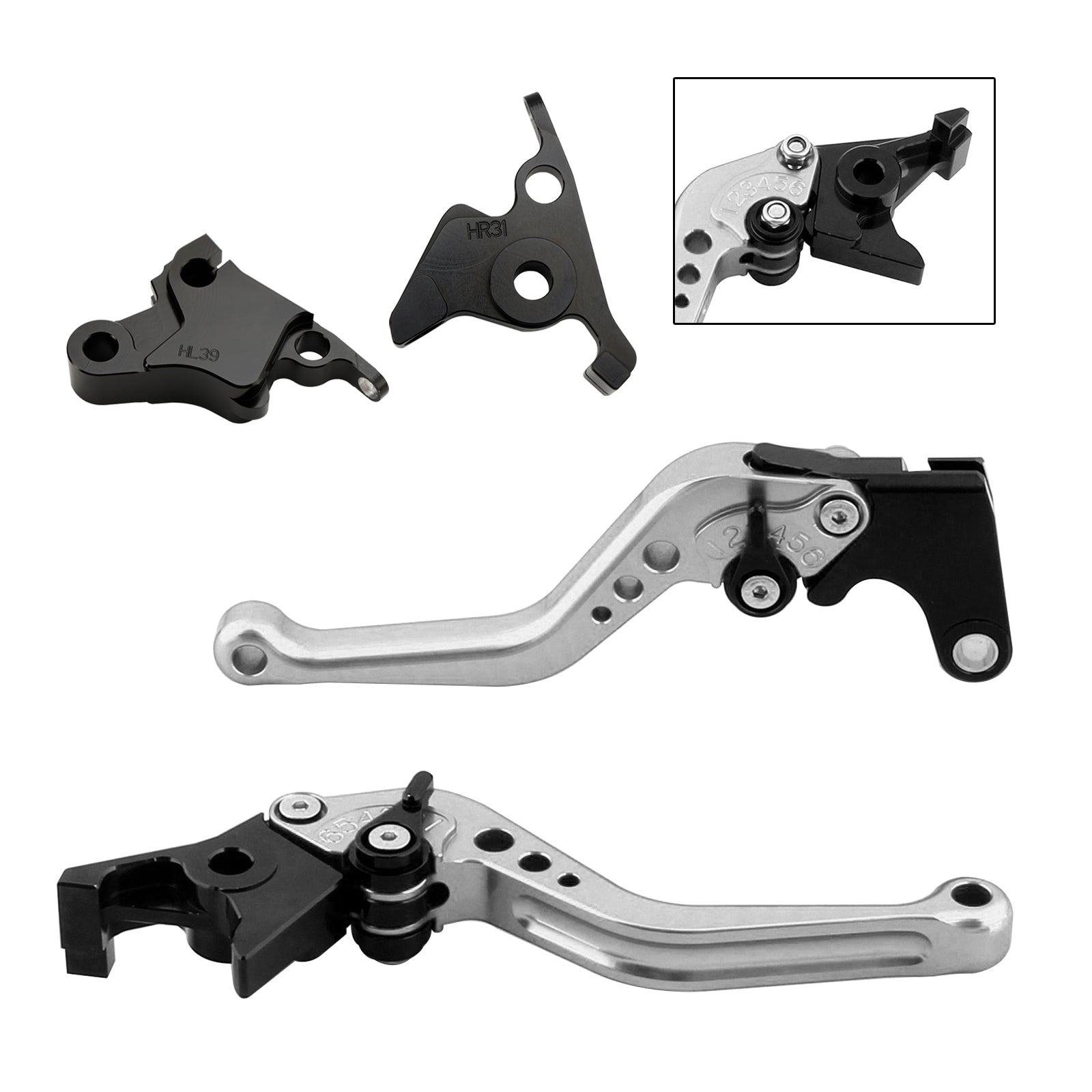NEW Short Clutch Brake Lever fit for CFMOTO 450SS 450SR 21-23 450NK 23-24