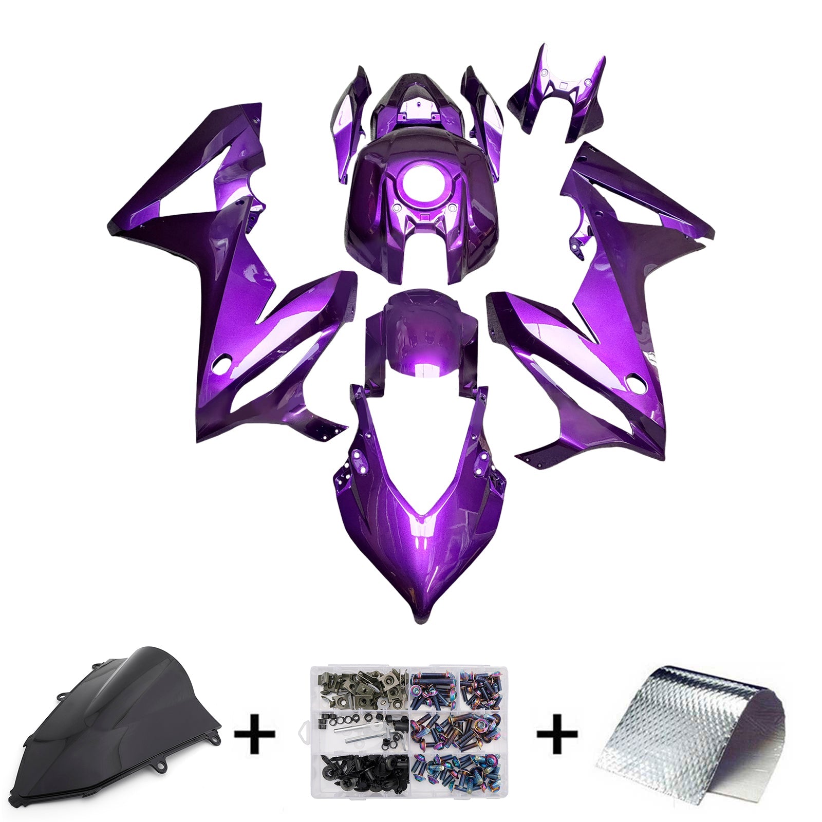 Injection Fairing Kit Bodywork Plastic ABS For Honda CBR650R 2019-2020