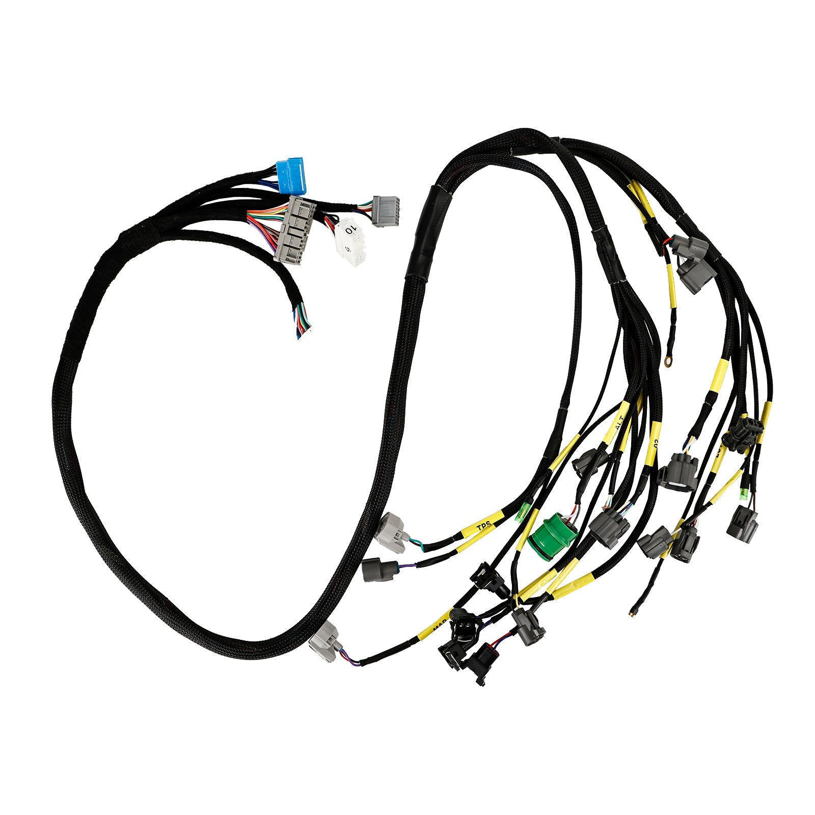 1992-2995 Honda B/D-Series OBD1 Tucked Budget Engine Harness w/OBD1 Dist/Inj/Alt OBD1 Budget D & B-series Tucked Engine Harness CNCH0BD11