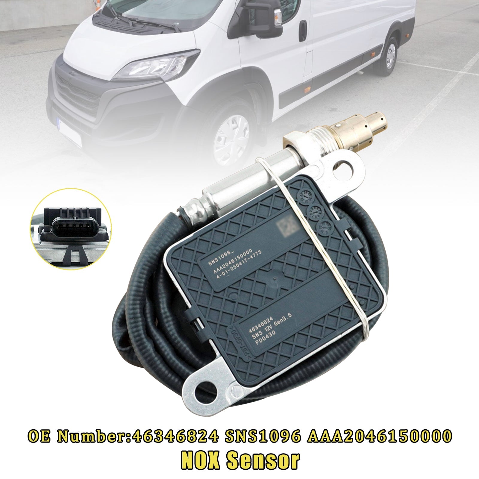 AAA2046150000 NOX Sensor for Fiat Ducato Van Multijet 2.2D 2021 46346824