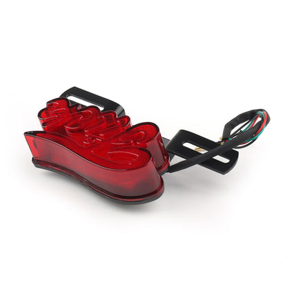 LED Brake Tail Light Running Lamp Plastic Housing For Chopper Motorcycle