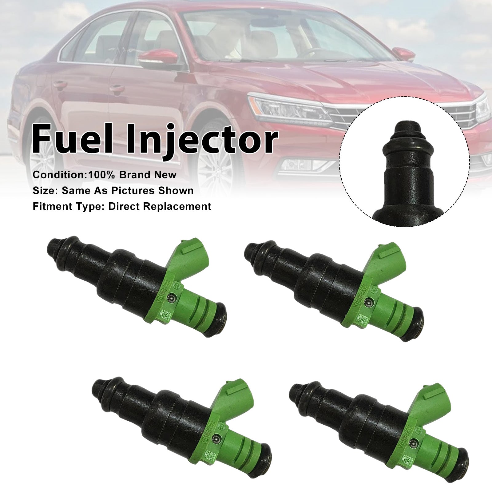 4Pcs Fuel Injector For VW Passat FL 2.0L For Skoda Superb 06B906031A