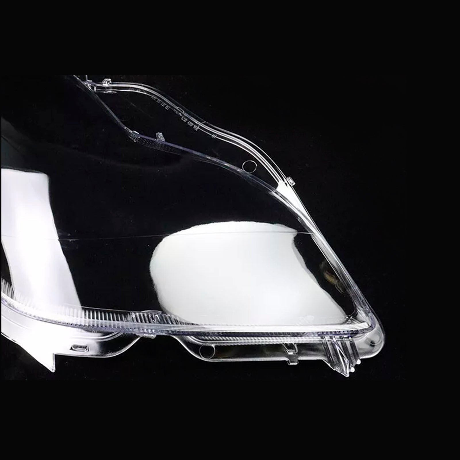 2006-2011 Mercedes W219 CLS350 CLS500 2PCS Front Headlight Glass Clear Cover