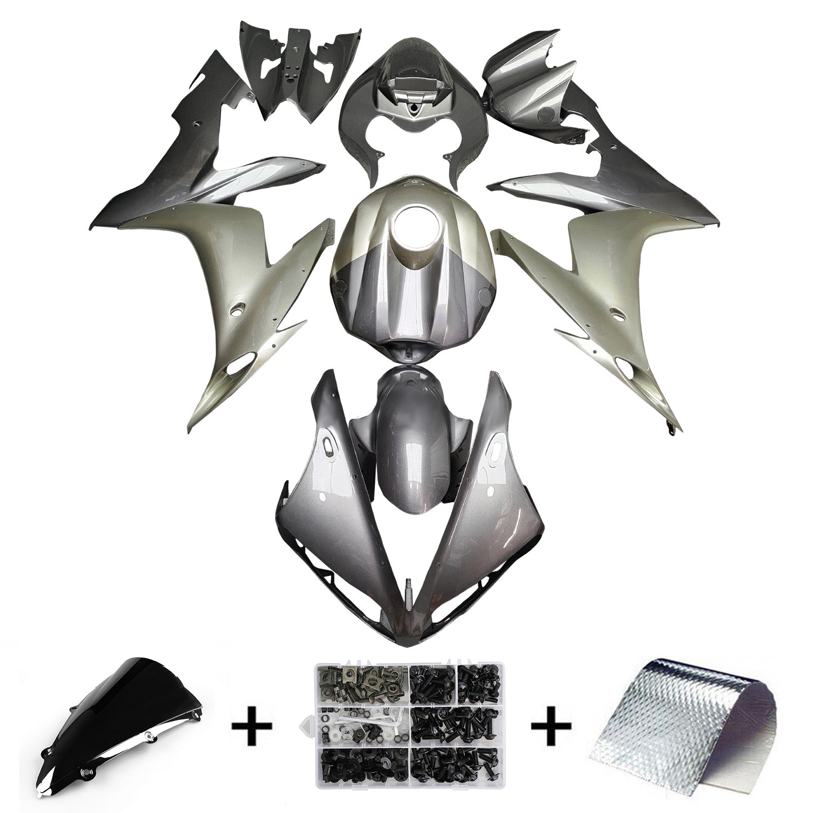 Injection Fairing Kit Bodywork Plastic ABS For Yamaha YZFR1 YZF-R1 2004-2006