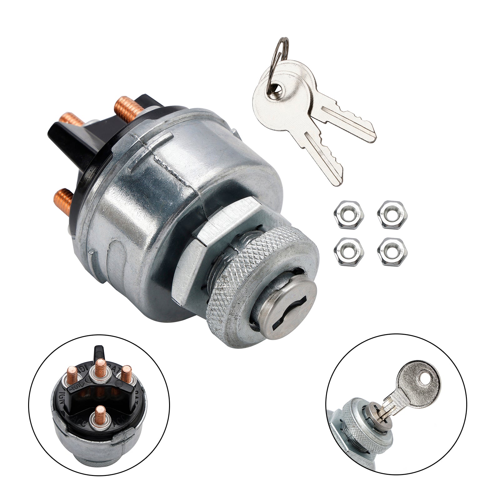 641833 Ignition Switch For New Holland LS150 LS140 LS160 LS170 LS180 LS190 L190