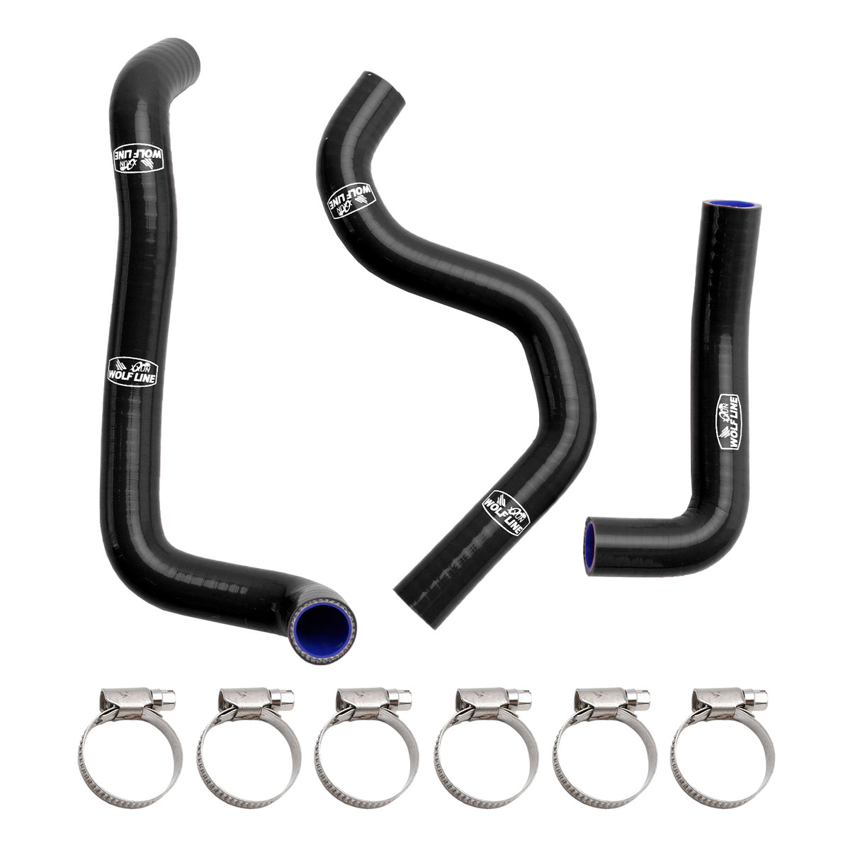 Silicone Radiator coolant Hose kit For Street Triple 765 R RS 2020-2022 Black