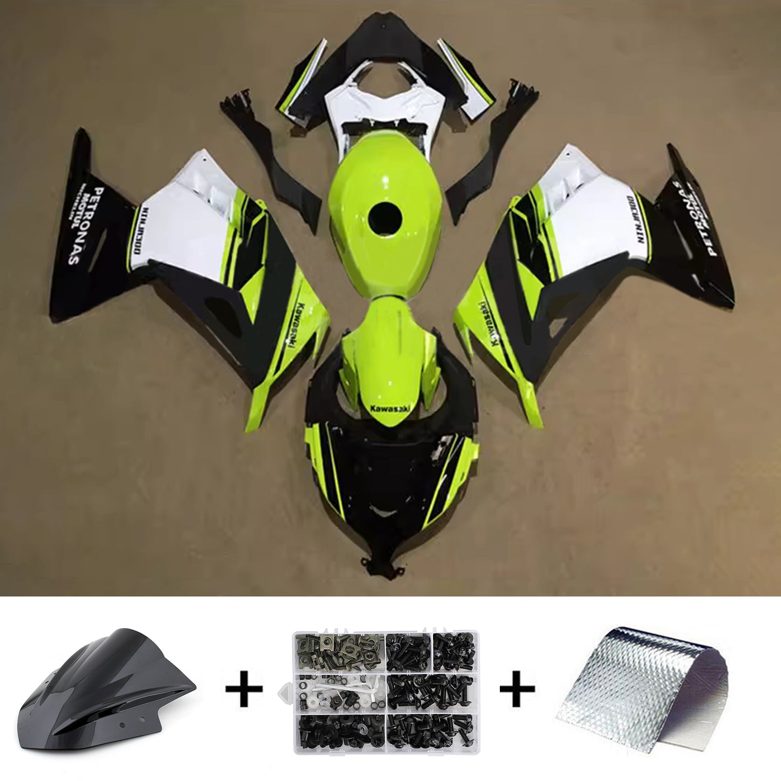 Injection Fairing Kit Bodywork Plastic ABS fit For Kawasaki EX300 Ninja300 2013-2024
