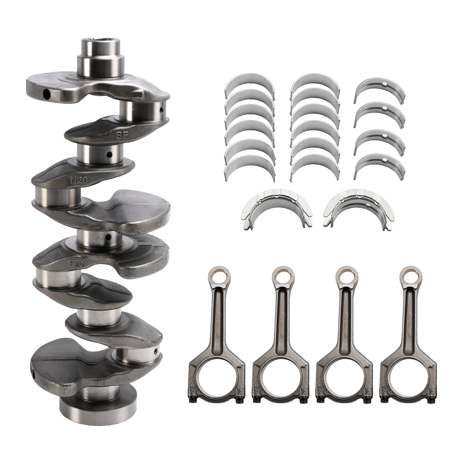 04/2014 - 07/2016 BMW 2 SERIES CABRIOLET F23 Engine Crankshaft & Connecting Rod & Bearings 11217640165 11247624616