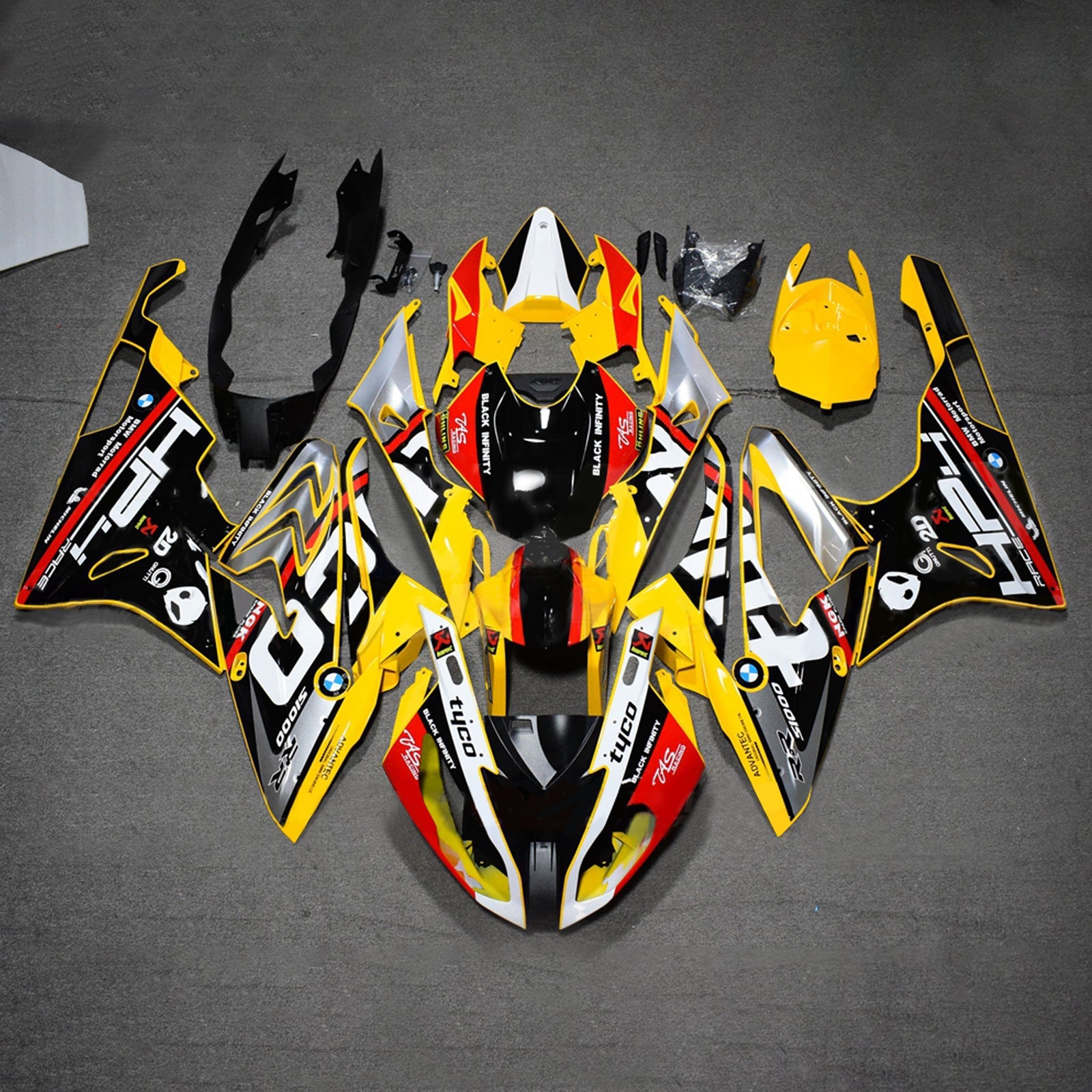 2017-2018 BMW S1000RR Injection Fairing Kit Bodywork Plastic ABS