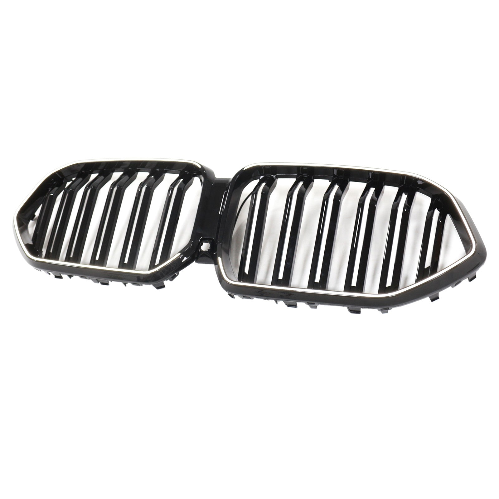 2020-2022 BMW X6 G06 M50i W/Camera Hole Gloss Black Front Bumper Grille