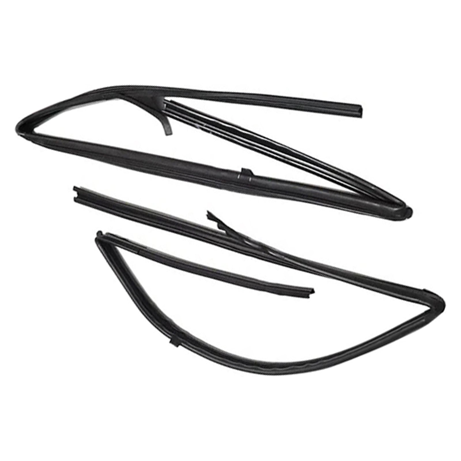 1998-2005 For Nissan Frontier 2PCS Door Glass Run Rubbers 80331-2S400+80330-2S400