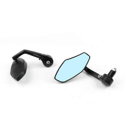 7/8" 1" Aluminum Rear View Side Mirror Handle Bar End For Motorcycle Generic