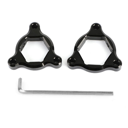 07-12 Kawasaki Z1000 07-08 Ninja ZX6R Fork Pre Adjusters Black 19MM