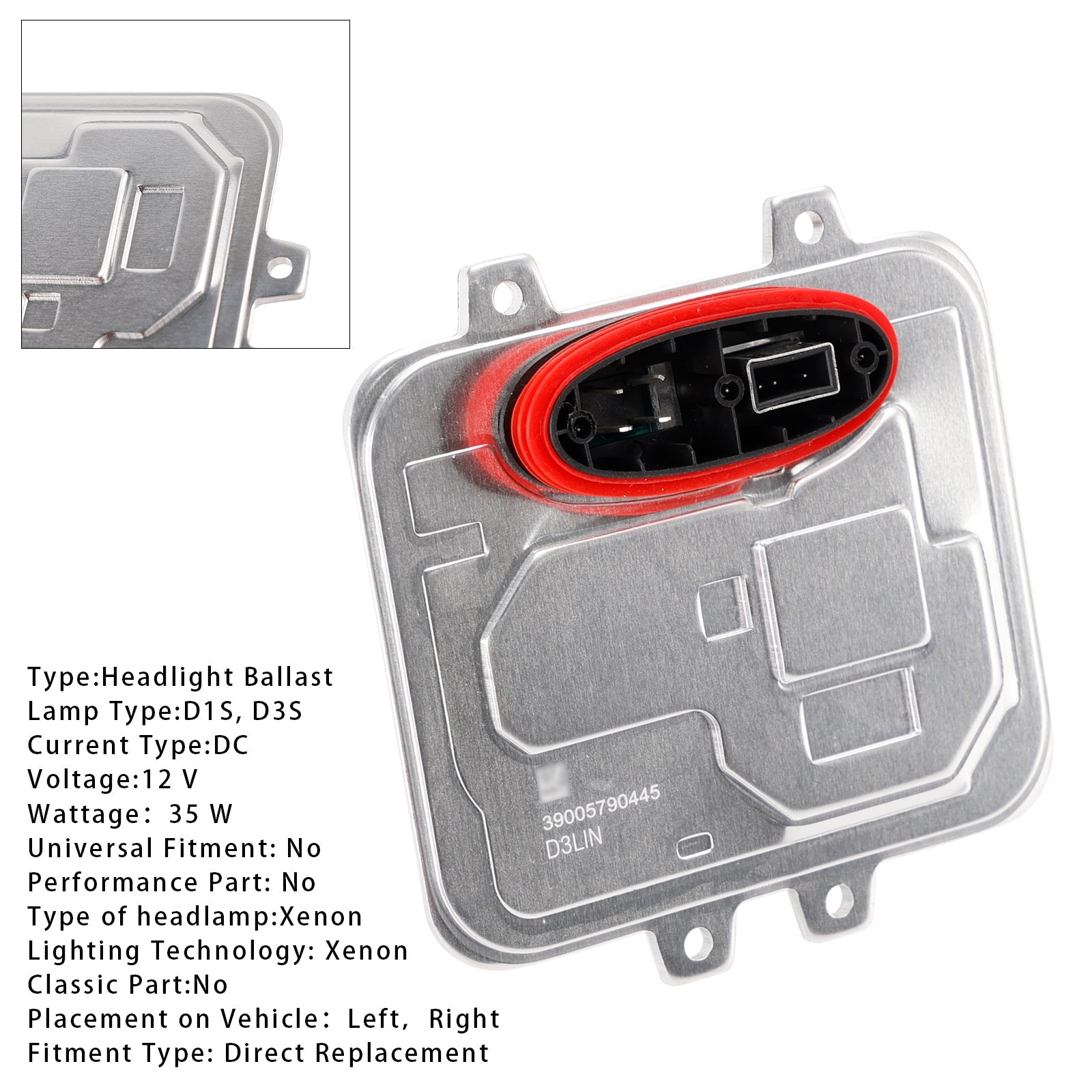 Xenon Headlight Ballast Control Module 5DV00993200 For Vauxhall Insignia 2008-2017