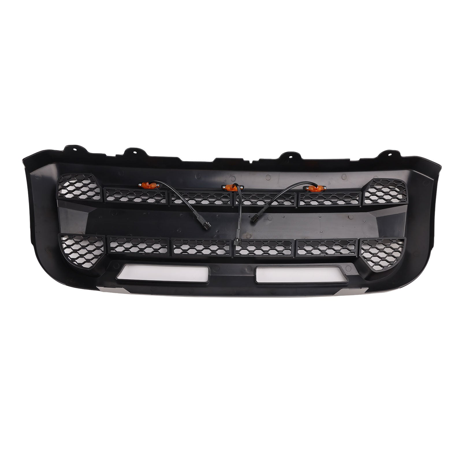 2004-2011 Fit Ford Ranger Matt Black Front Bumper Grille Grill With LED Light