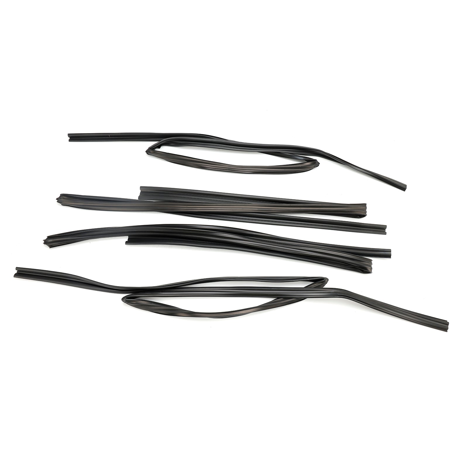 1991-1992 Toyota Land Cruiser&nbsp; Base Sport Utility 4-Door 4.0L 4pcs Door Glass Rubber Seal Moulding