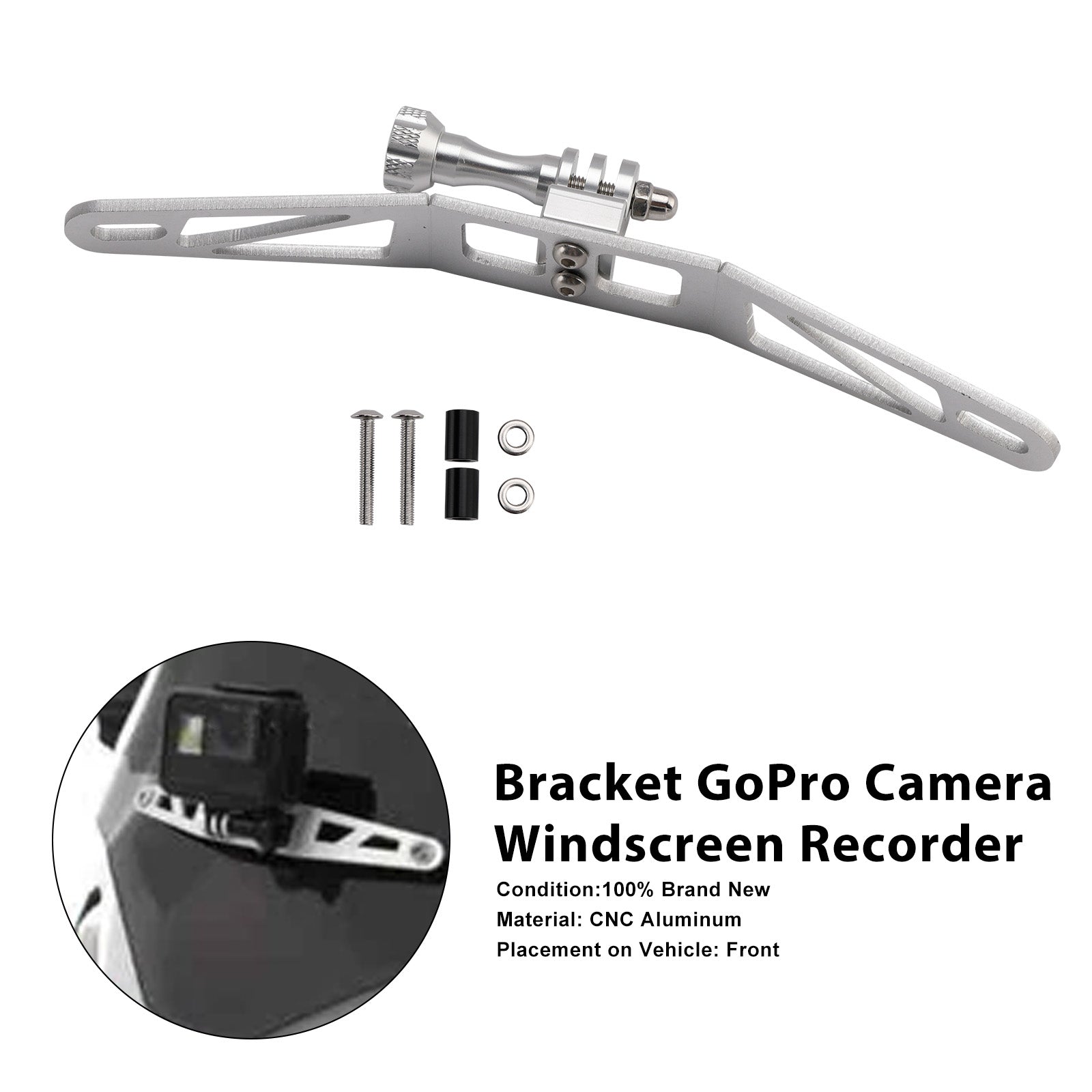 Bracket GoPro Camera Windscreen For BMW R1300GS S1000XR F900XR F850GS