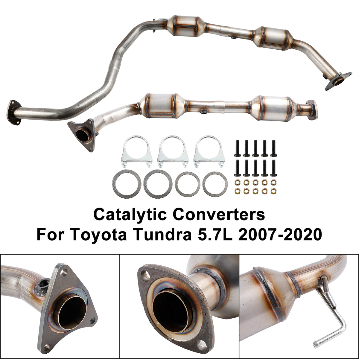 Both Side Catalytic Converters For Toyota Tundra 4.6L & 5.7L 2010-2017
