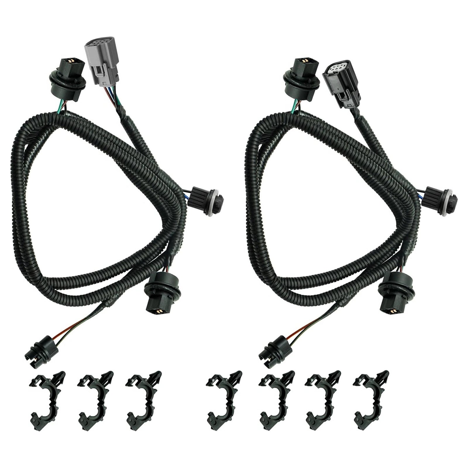 2PCS L+R Tail Lamp Light Wiring Harness For GMC Sierra 1500 2016-2019