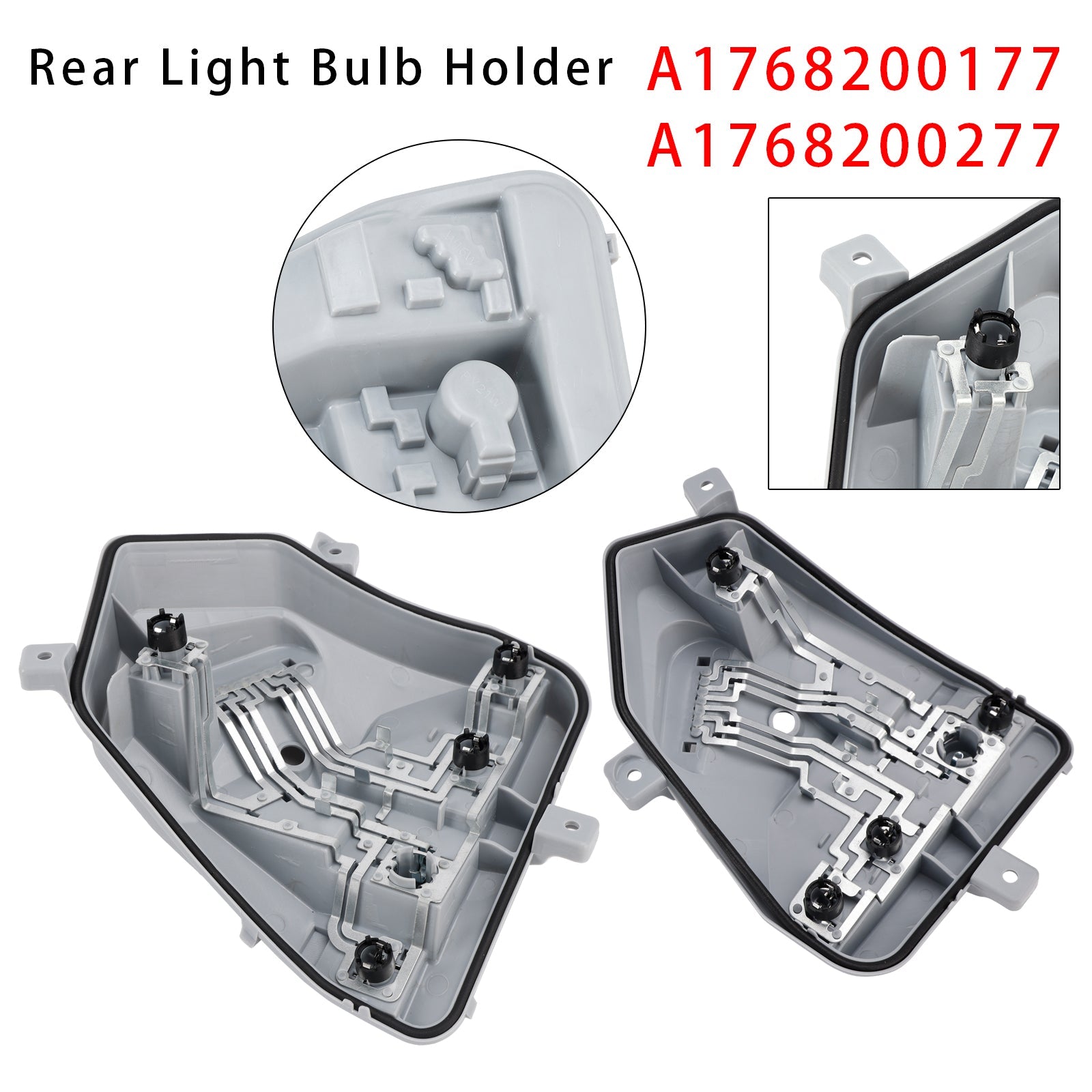 2012-2015 For Mercedes W176 A Class Left+Right Rear Tail Light Lamp Bulb Holder A1768200177