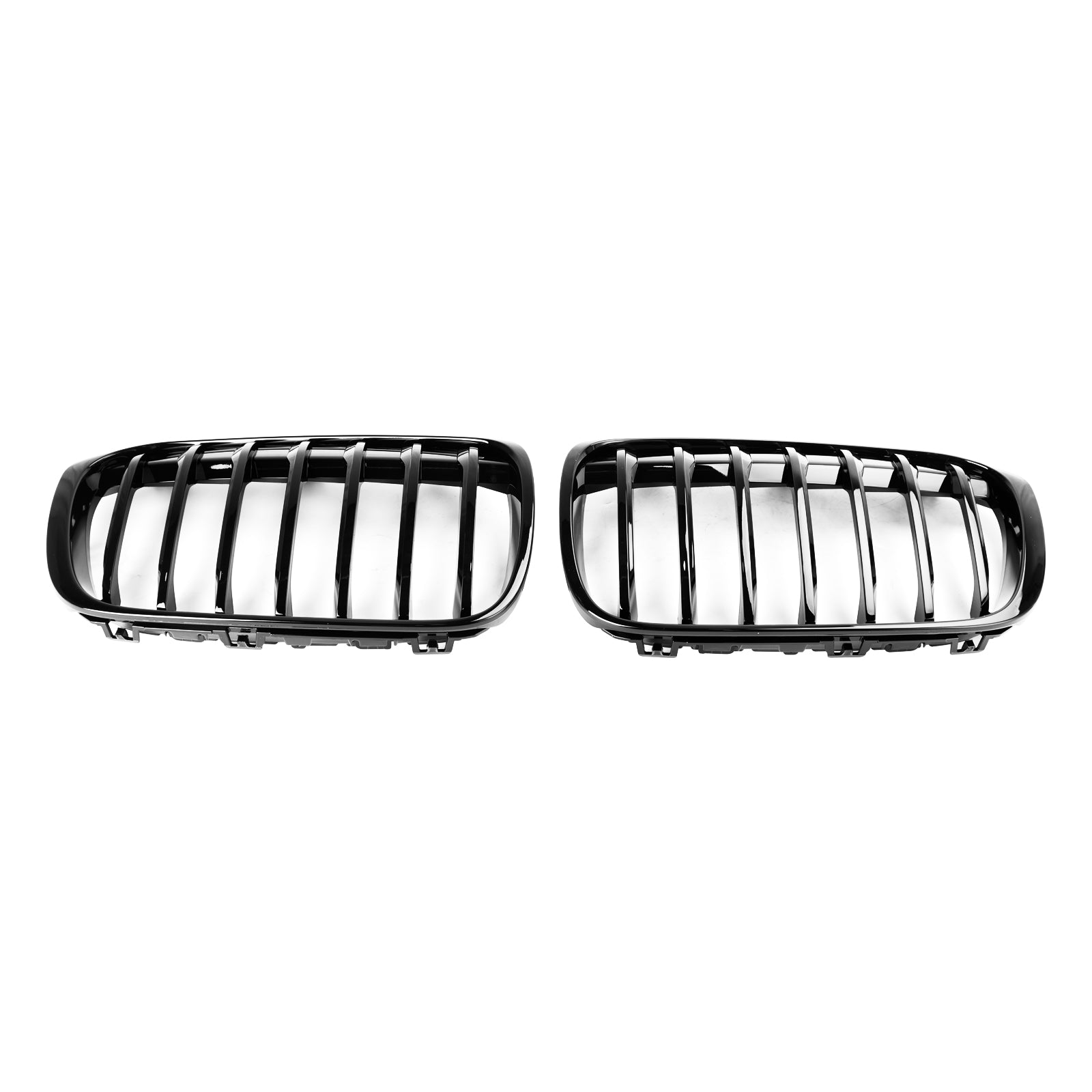 2016-2018 BMW X1 F48 F49 Gloss Black Front Kidney Grille Grill 2PCS