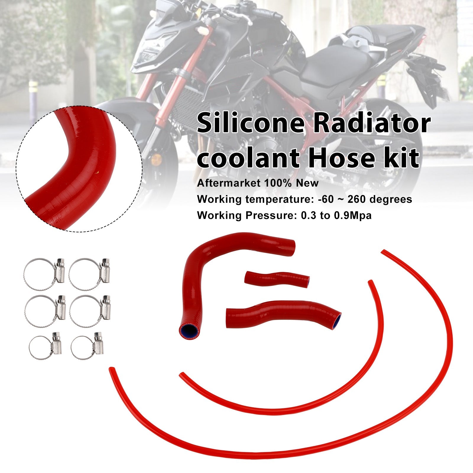 2023-2025 Honda XL750 Transalp Silicone Radiator coolant Hose Kit