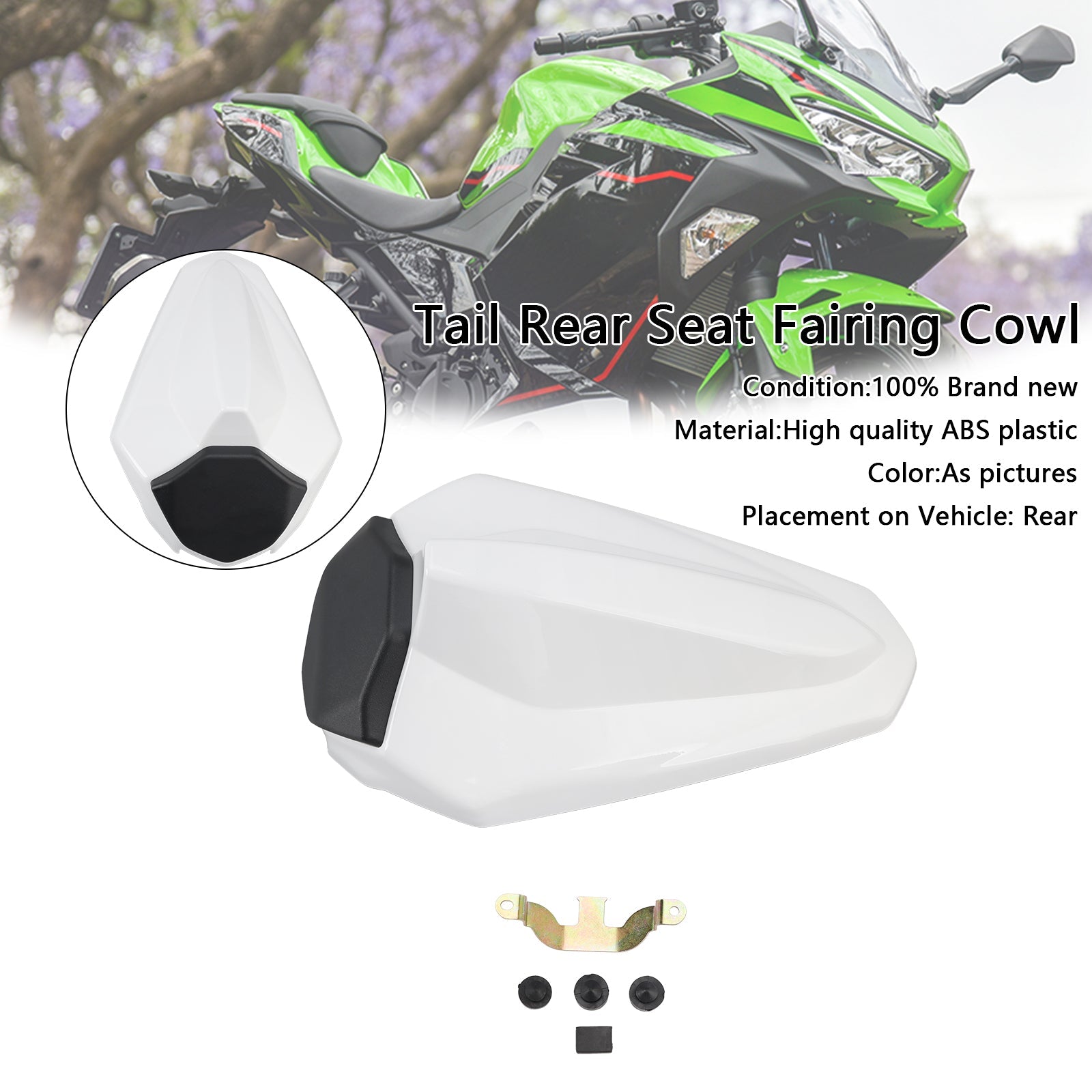 2018-2024 Kawasaki Ninja 400 EX400 Racing Tail Rear Seat Fairing Cowl