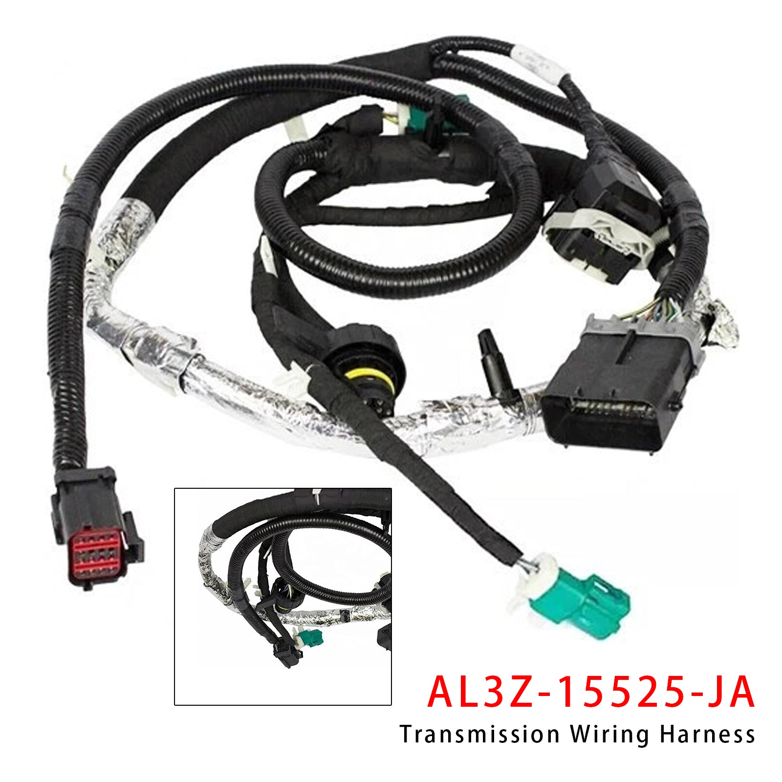 2010 Ford F-150 4.6L 5.4L Transmission Wiring Harness AL3Z-15525-JA