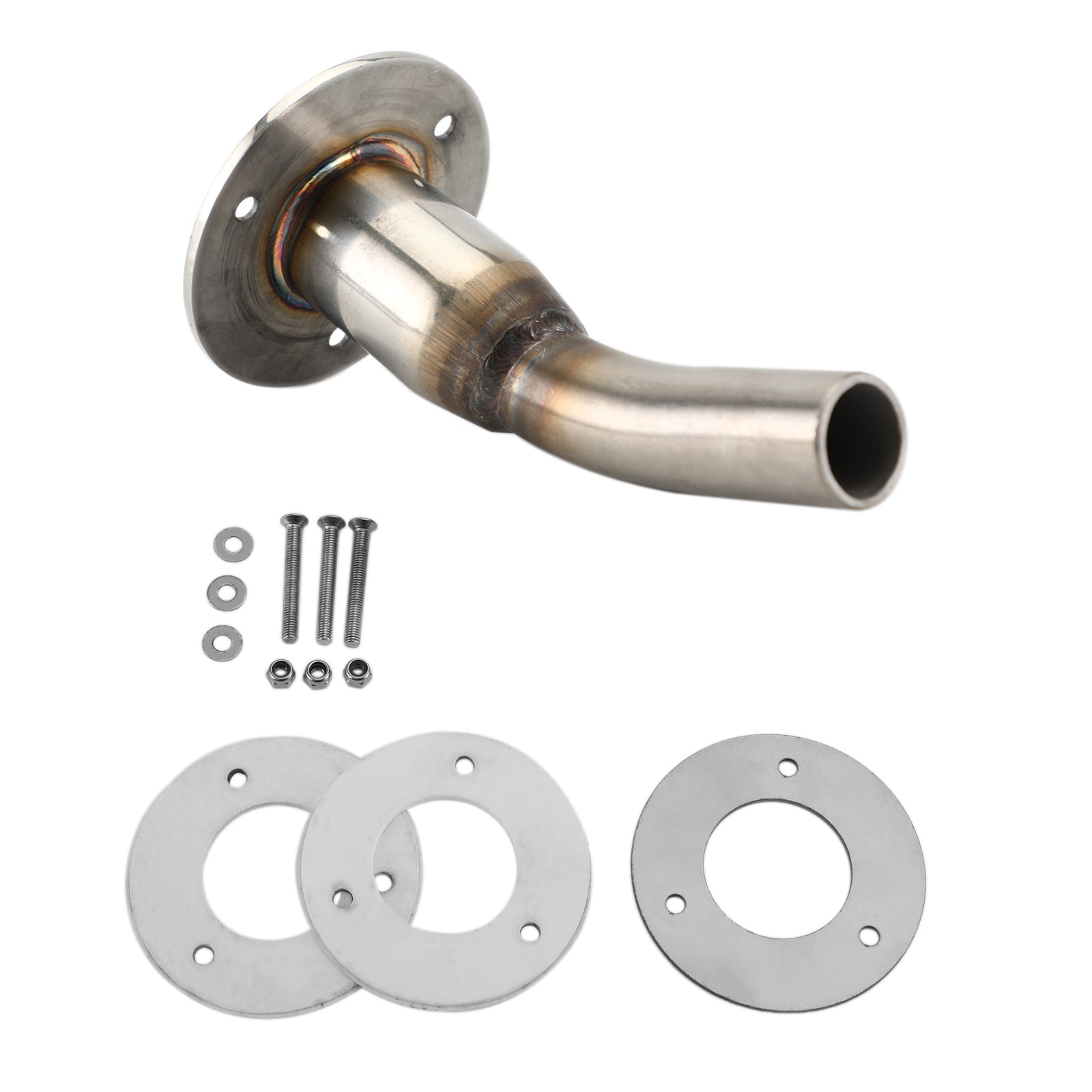 Exhaust Outlet + Backing Plate & Fixings For Eberspacher For Webasto Heater 24Mm