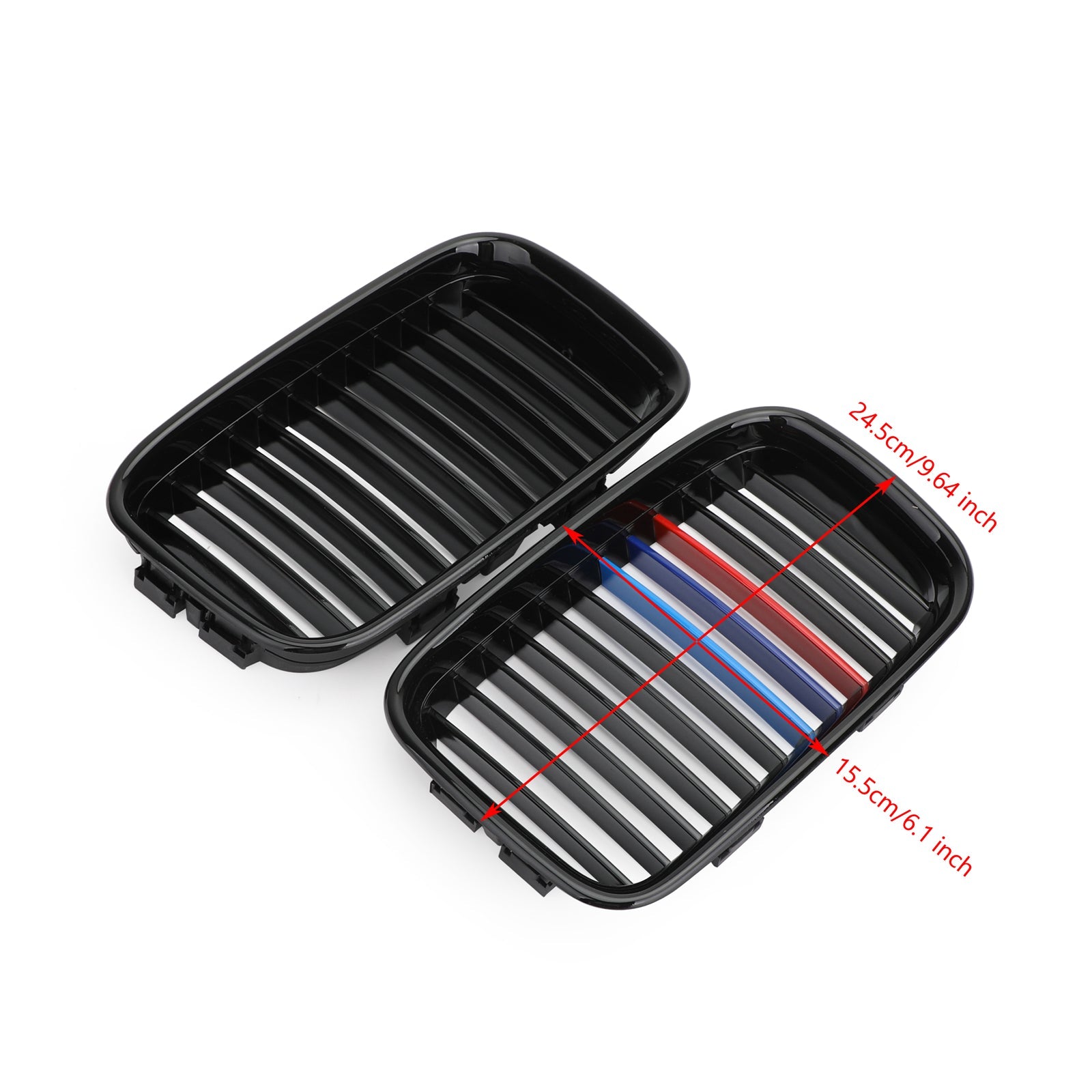 New Glossy Black Kidney Sport Hood Grill Grille For BMW E36 318i 325i 1992-1996