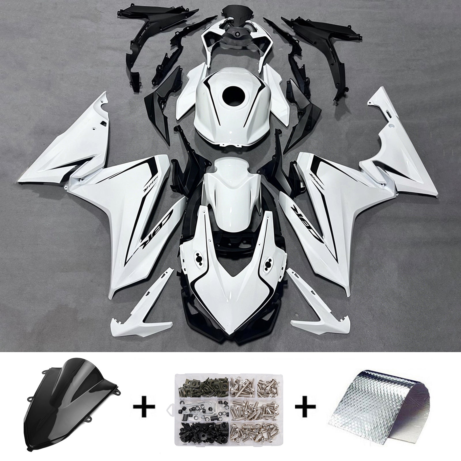 Injection Fairing Kit Bodywork Plastic ABS For Honda CBR500R 2022-2023