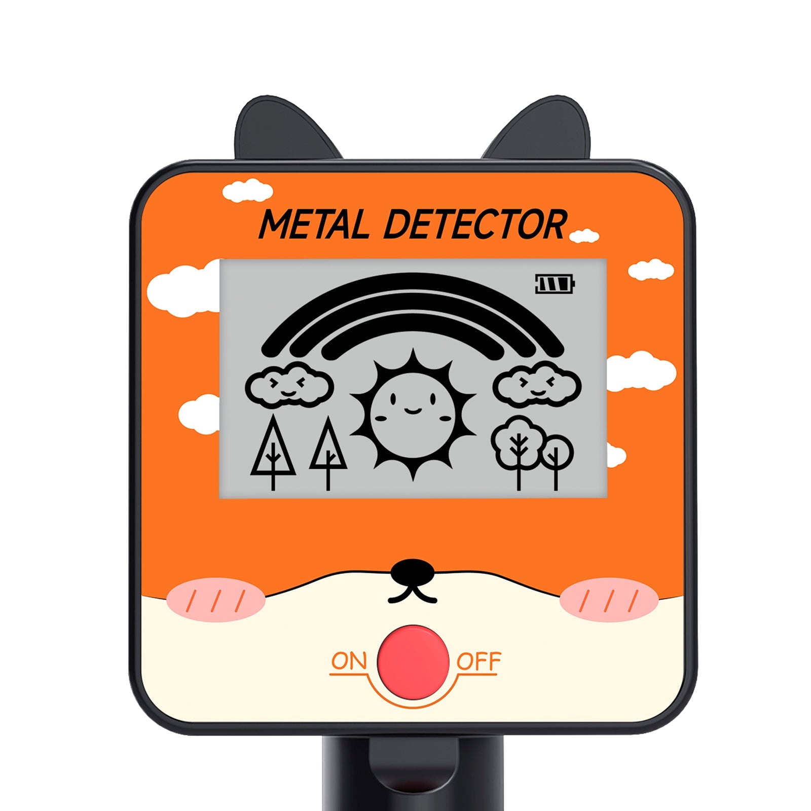 GT260 Kids Child Treasure Seeker Beginners Metal Detector Waterproof 6.3" Coil