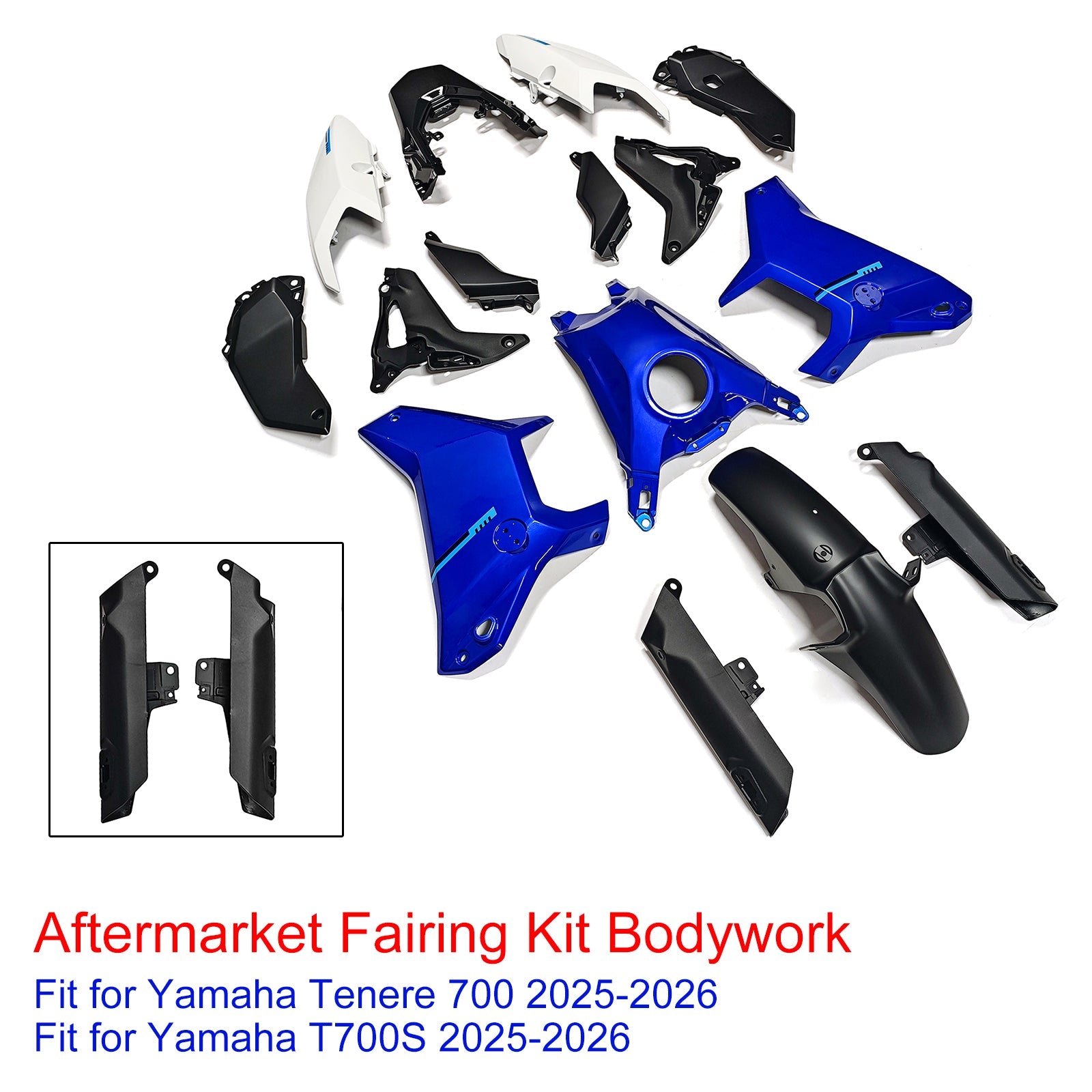 Injection Bodywork Fairing Kit for Yamaha Tenere 700 T700S 2025-2026