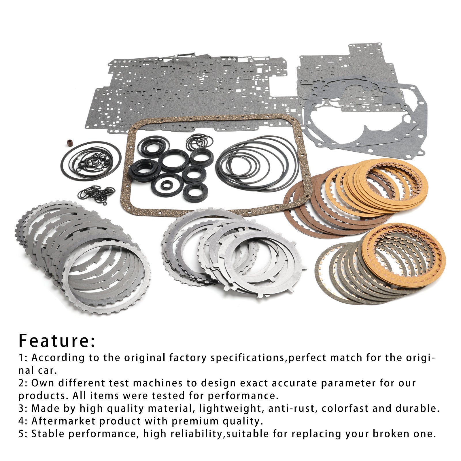 2000-2004 OUTBACK AWD H4 2.5L H6 3.0L TURBO 4EAT Transmission Master Rebuild Kit