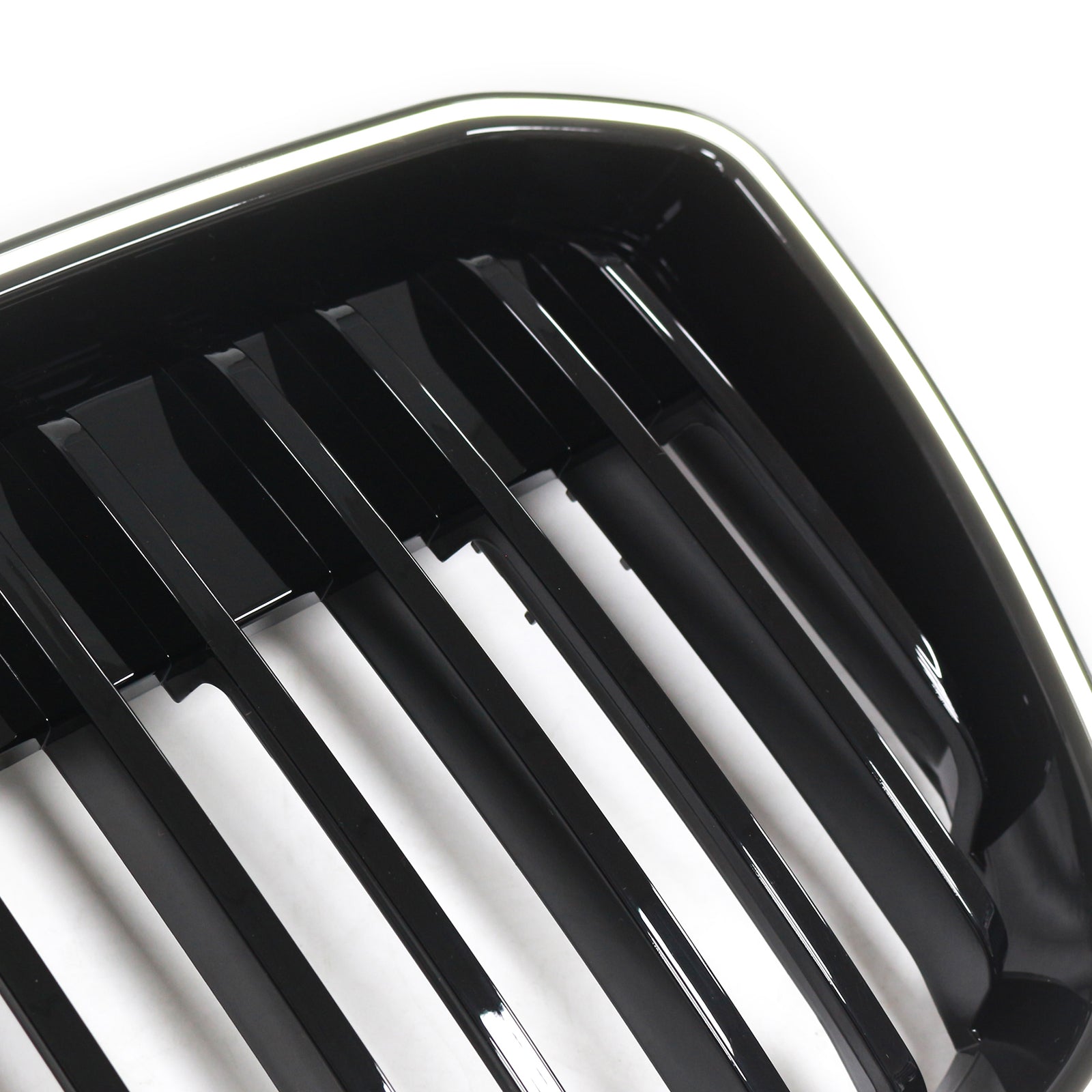 2022-2024 BMW IX3 G08 LCI Double Slat Gloss Black Front Kidney Grill Grille