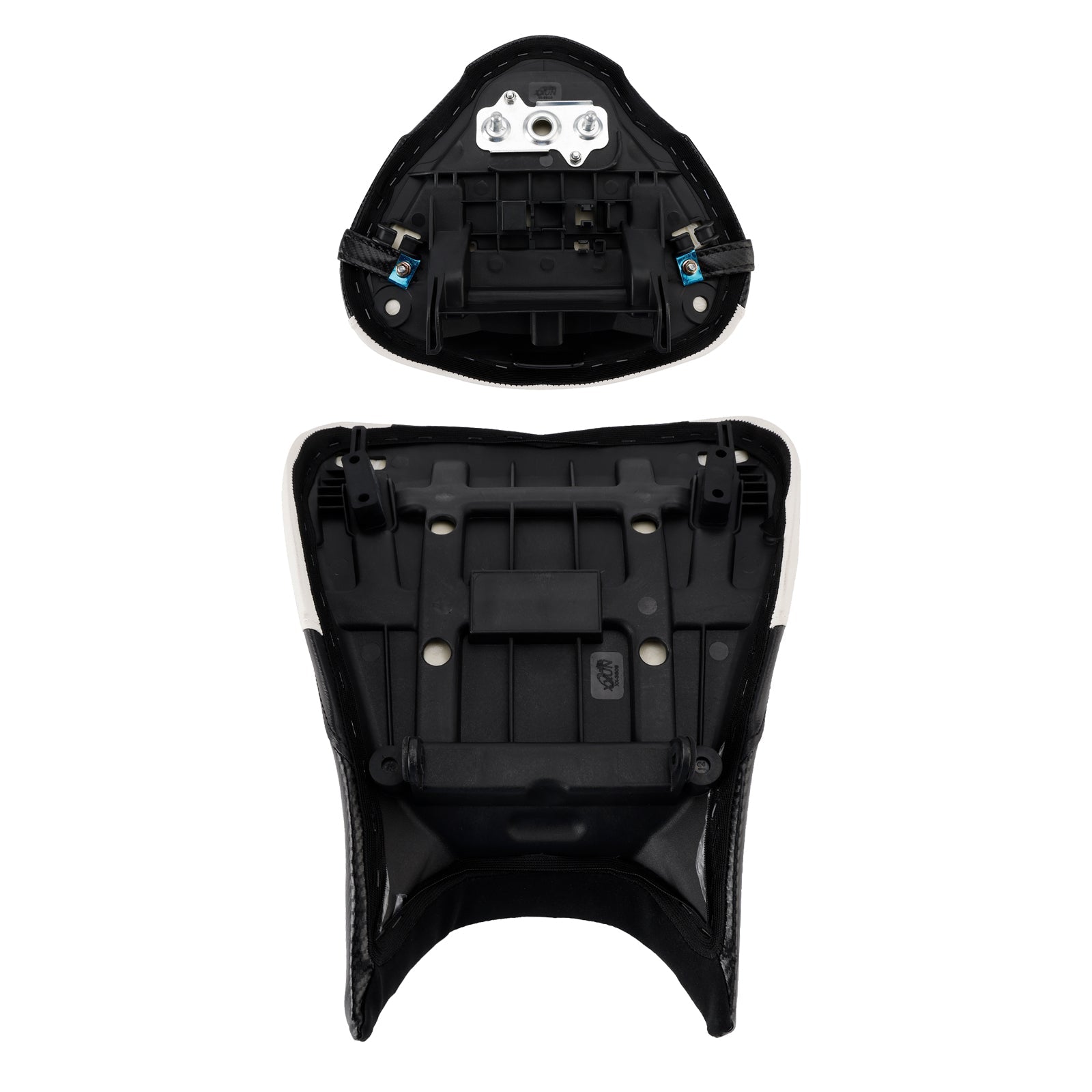 2022-2024 For Suzuki Hayabusa 1300 Lower Front W/ Rear Seat Driver Pillion White