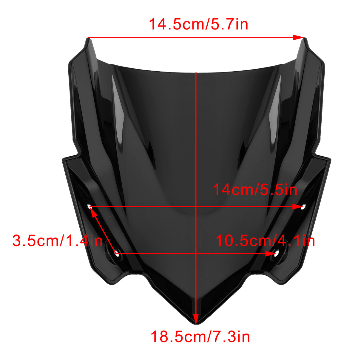 2017-2019 KAWASAKI Z650 Windshield Windscreen Generic