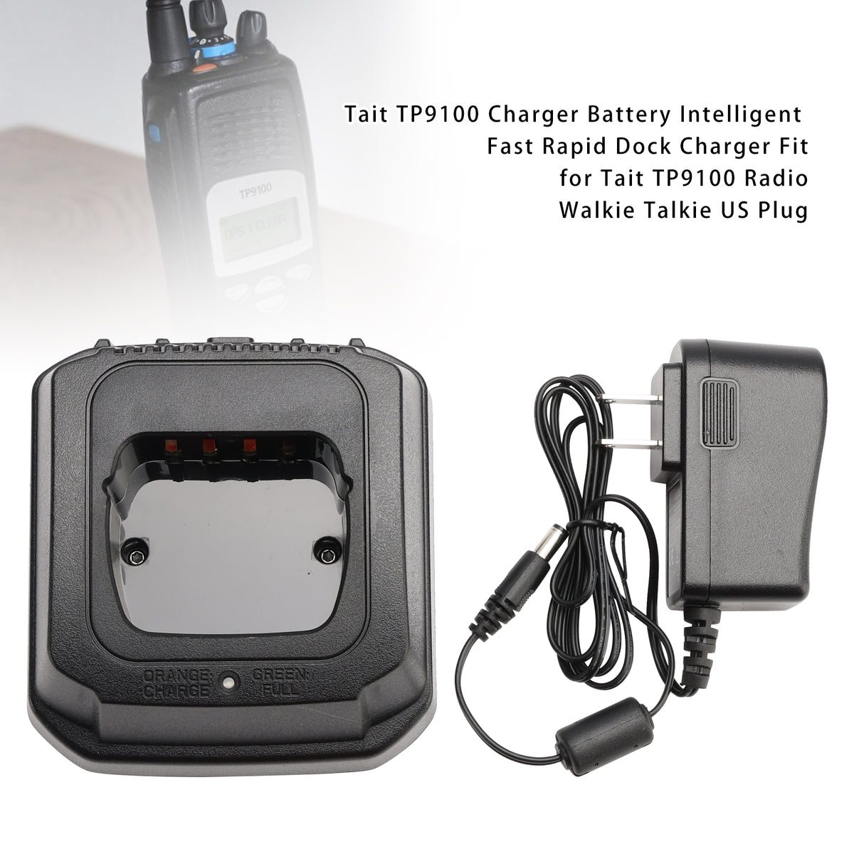 Tait TP9100 Charger Battery Intelligent Fast Rapid Dock Charger for Tait TP9100