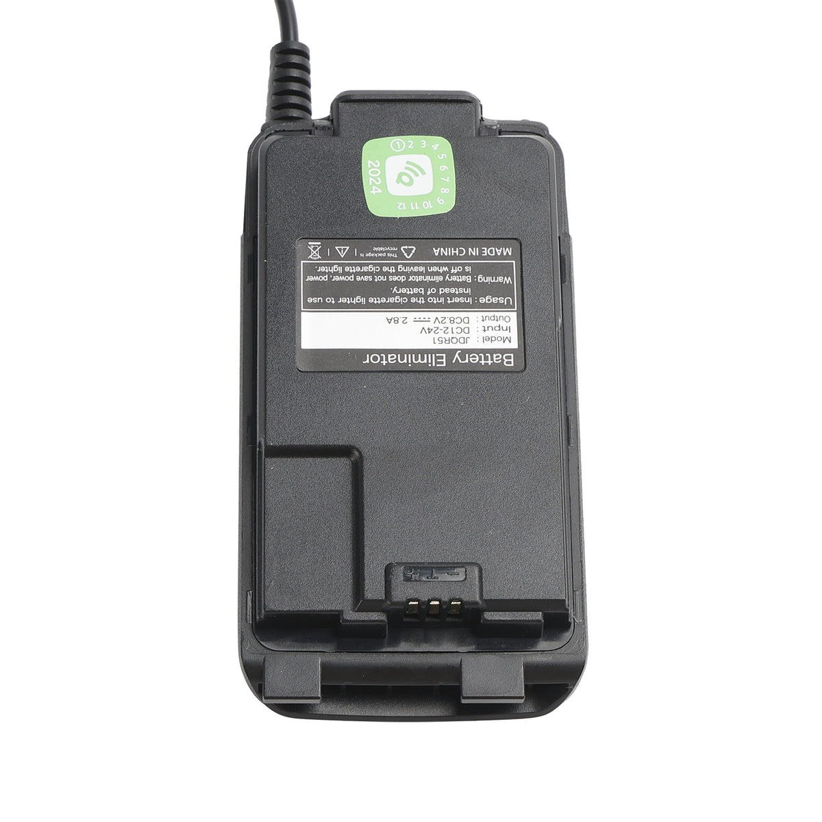 Quansheng UV-K5 Car Charger 12V/24V Battery Eliminator For UV-K5 UV-K6 UV-5RPLUS
