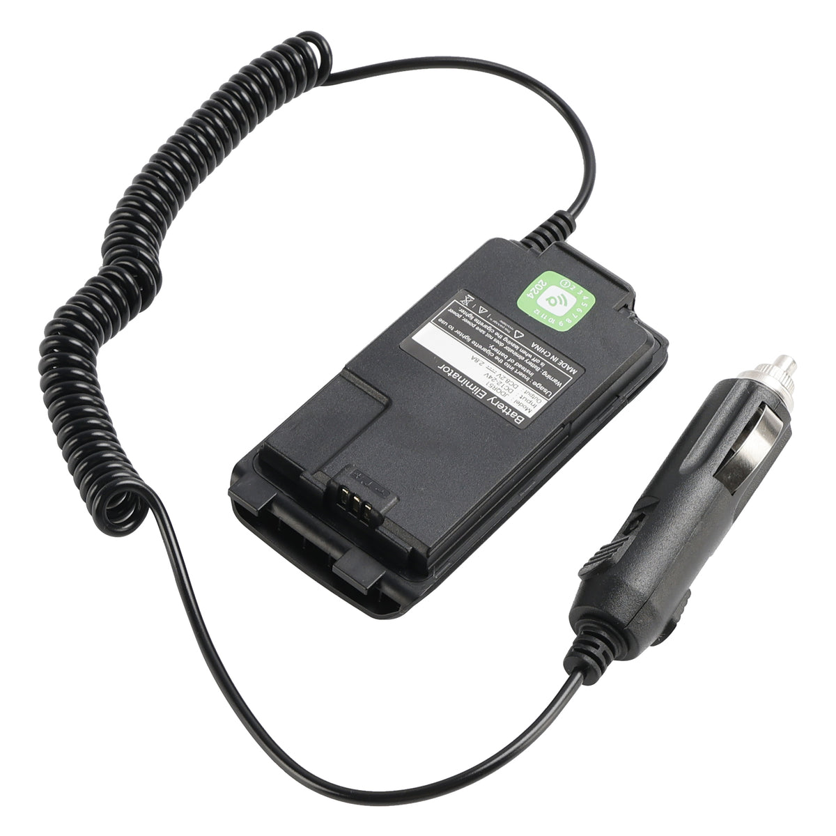 Quansheng UV-K5 Car Charger 12V/24V Battery Eliminator For UV-K5 UV-K6 UV-5RPLUS
