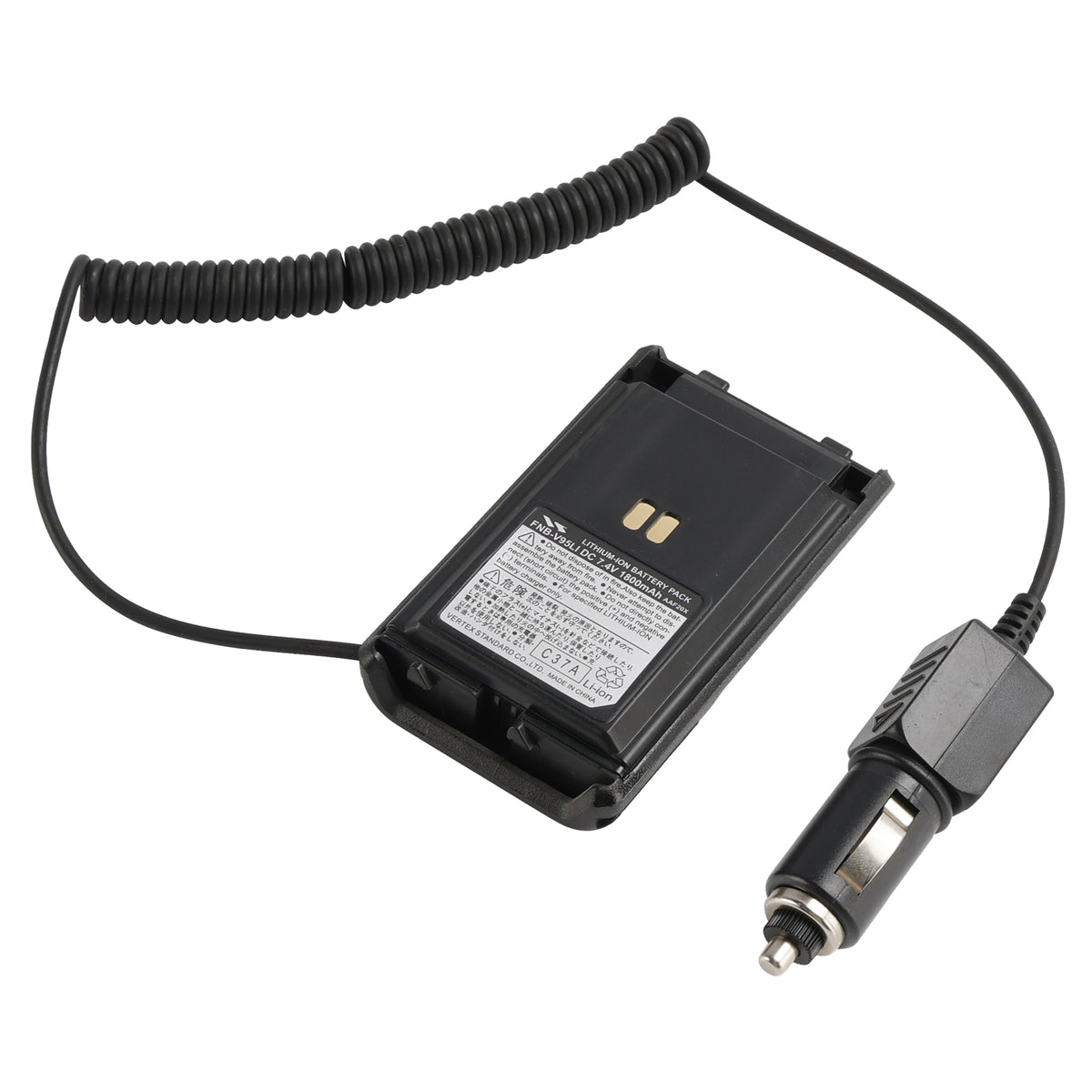 FNB-V95/V96 Car Charger 12V/24V Battery Eliminator For Vertex VX-350 VX351 VX354