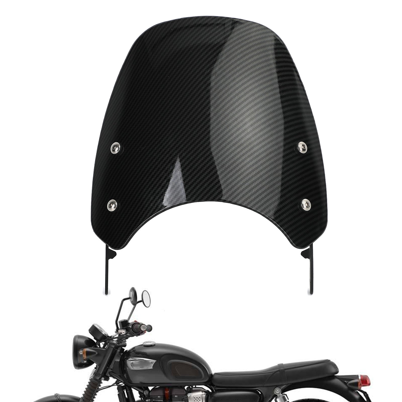 2015-2017 Triumph Bonneville T 120 ABS Plastic Motor Windshield WindScreen