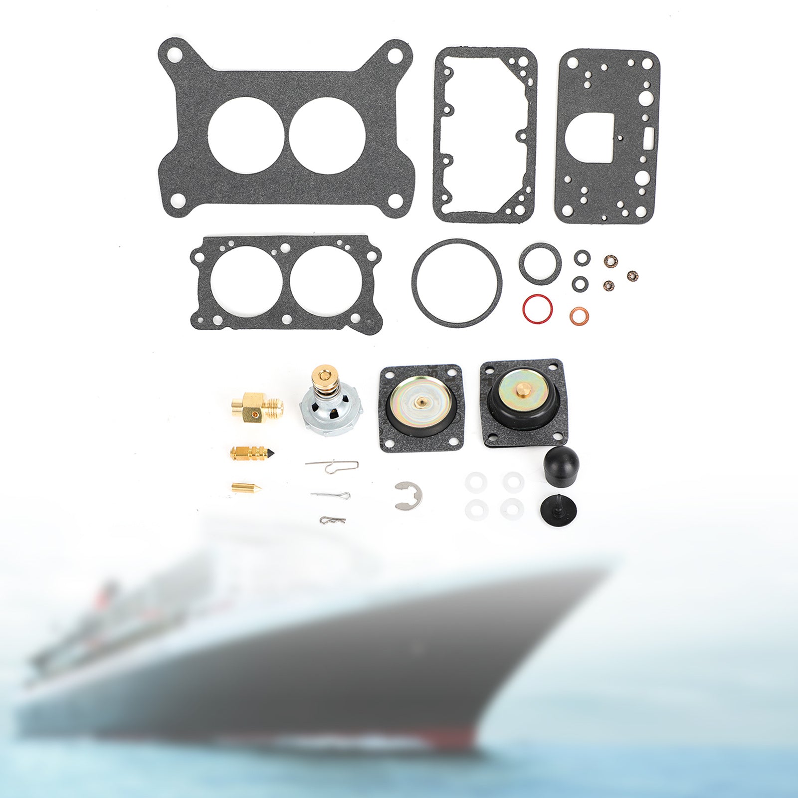 Carburetor Carb Rebuild Kit fit for Volvo Penta 21533400 4.3L 5.7L 5.0L
